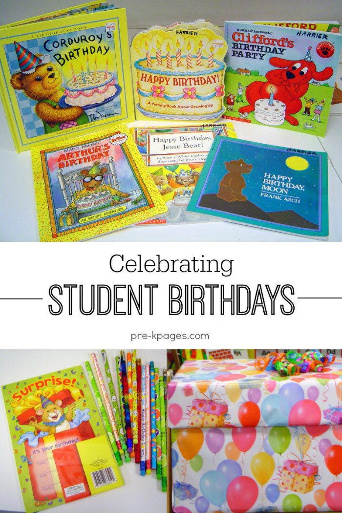 Kindergarten Birthday Party Ideas
 Celebrating Student Birthdays in Preschool Pre K and