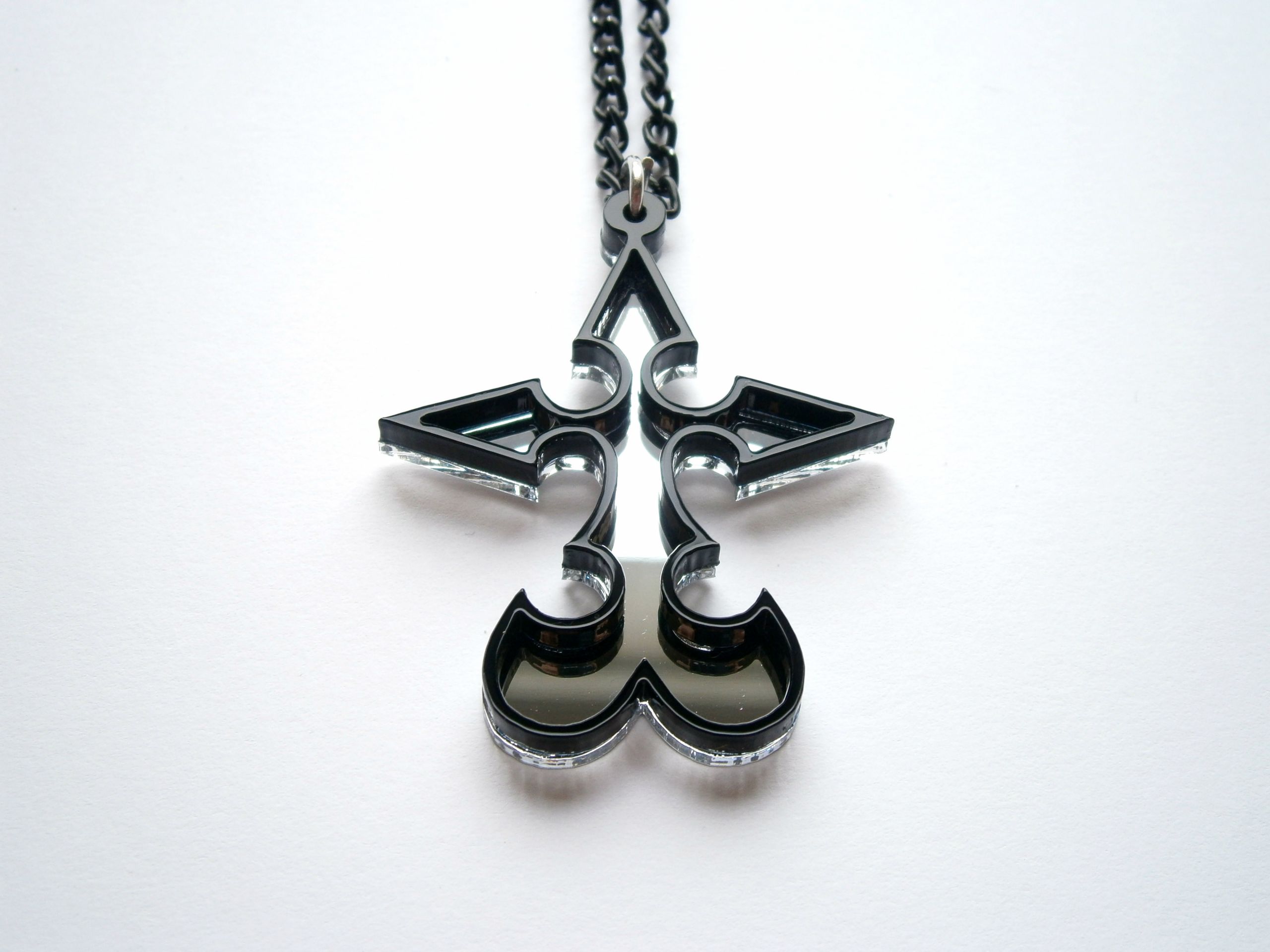 Kingdom Hearts Necklace
 Kingdom Hearts Nobody Emblem Pendant Necklace Inspiring