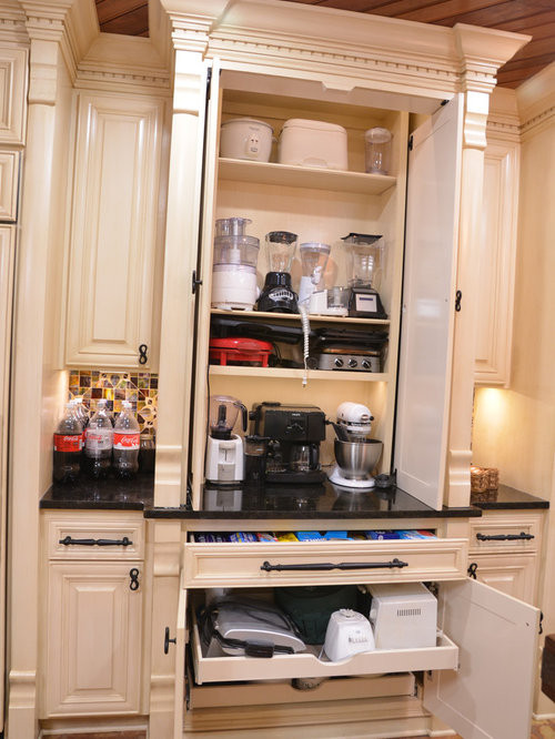 Kitchen Appliance Organizer
 Small Appliance Storage Home Design Ideas