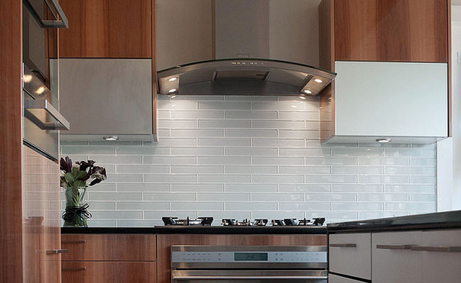 Kitchen Backsplash Glass Tile
 Add Drama To Your Kitchen With e A Kind Backsplash
