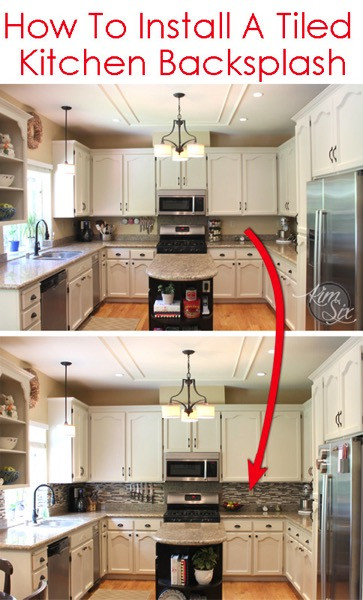 Kitchen Backsplash Installation Cost
 How to tile a kitchen backsplash using pencil tile A