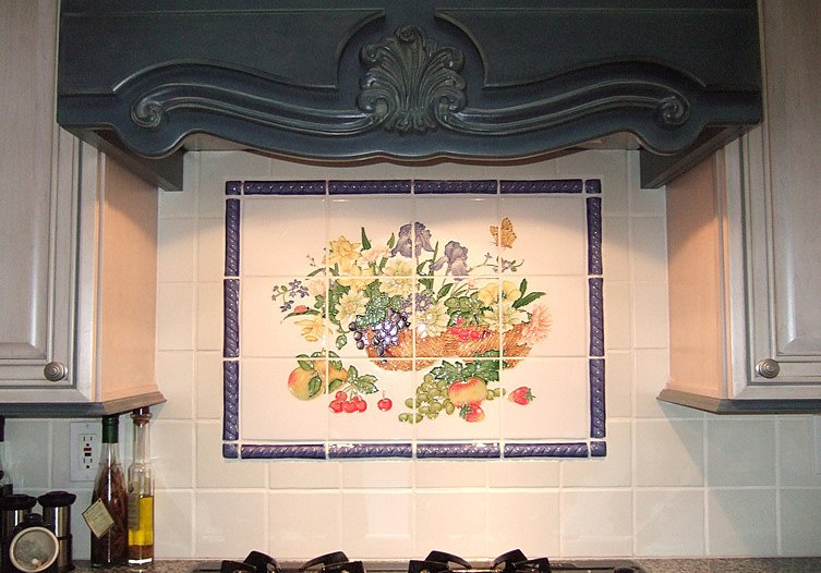 Kitchen Backsplash Murals
 Tile DIY Bathroom Remodeling Kitchen Back splash