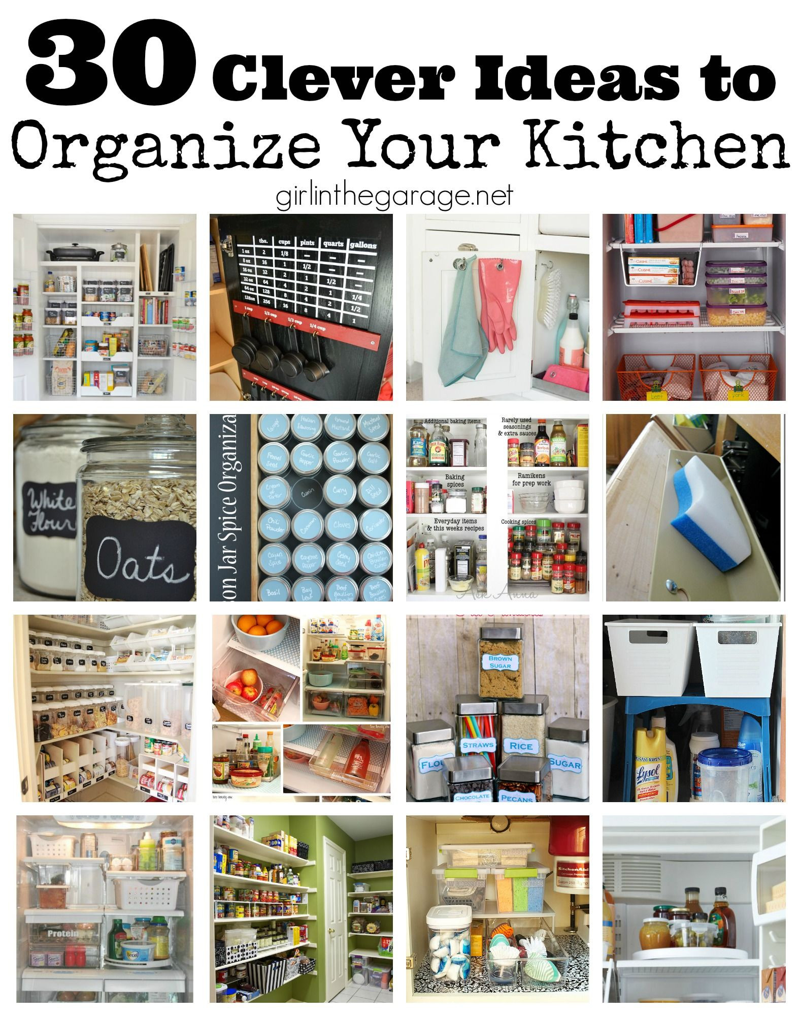 Kitchen Cabinet Organization Tips
 30 Clever Ideas to Organize Your Kitchen