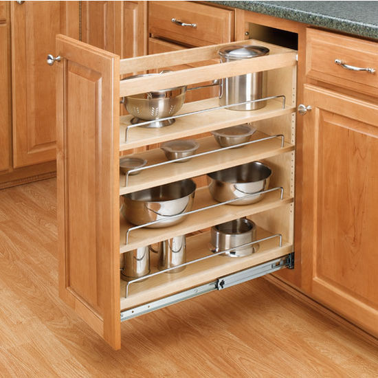 Kitchen Cabinet Shelves Organizer
 Cabinet Organizers Adjustable Wood Pull Out Organizers