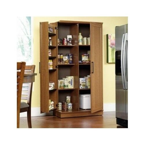 Kitchen Cabinet Shelves Organizer
 Tall Kitchen Cabinet Storage Food Pantry Wooden Shelf