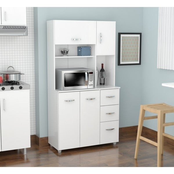 Kitchen Cabinet Storage Unit
 Shop Inval America LLC Laricina White Kitchen Storage