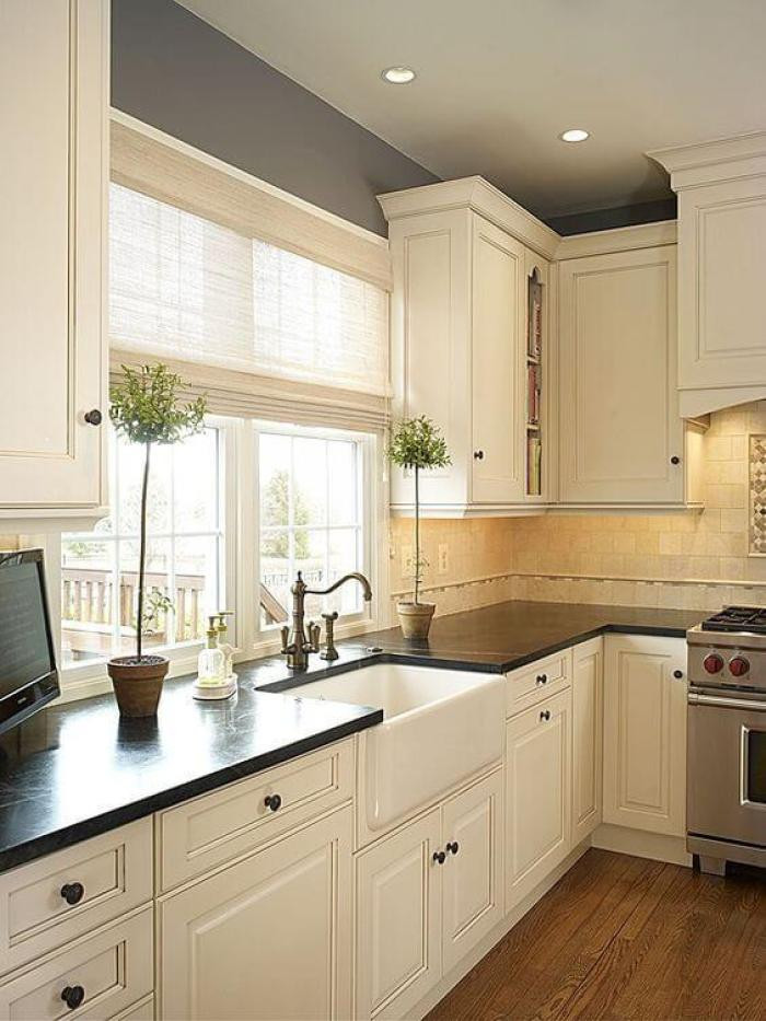 Kitchen Cabinet White Paint Colors
 ≫25 Antique White Kitchen Cabinets Ideas That Blow Your