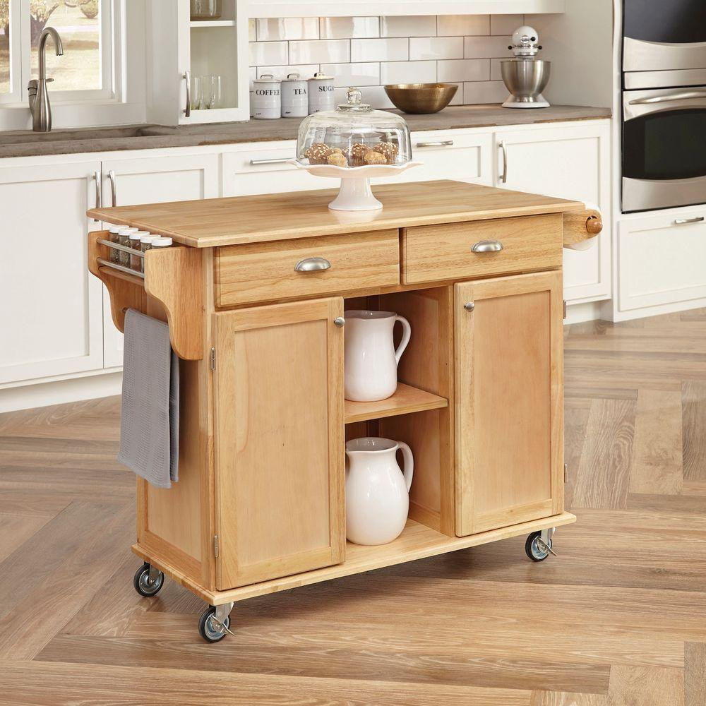 Kitchen Cart With Storage
 Home Styles Napa Natural Kitchen Cart With Storage 5099 95