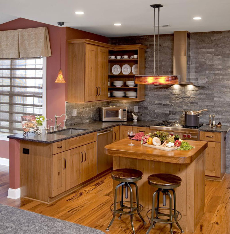 Kitchen Design Ideas
 33 Modern Style Cozy Wooden Kitchen Design Ideas