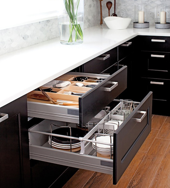Kitchen Drawer Organizer Ikea
 Appliance garages pull out shelves help organize kitchen