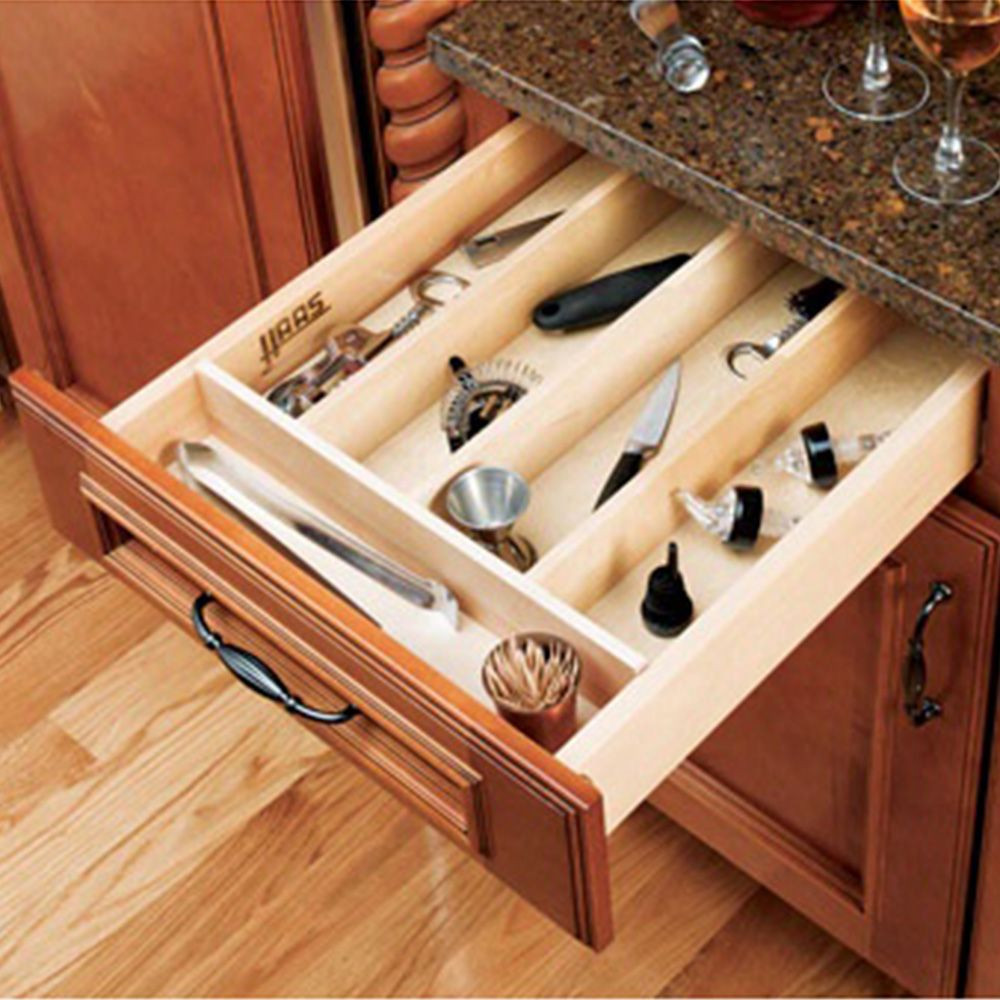 Kitchen Drawer Organizing
 Kitchen Drawer Organizer Inserts Rev a Shelf 4WUT Series