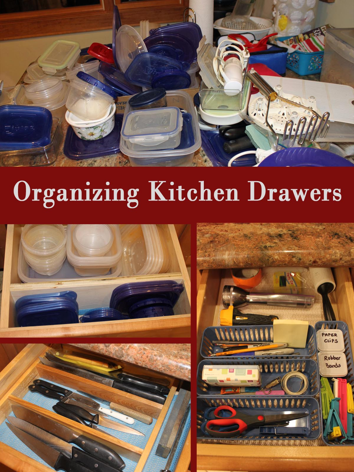 Kitchen Drawer Organizing
 My Great Challenge Organizing Kitchen Drawers