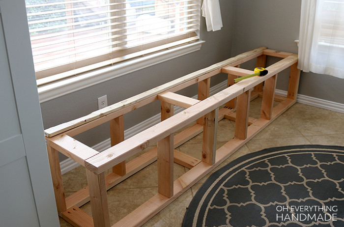 Kitchen Nook Bench With Storage
 How to build a Kitchen Nook Bench Oh Everything Handmade