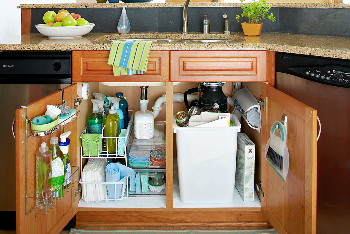 Kitchen Sink Storage
 5 storage tips for under the sink in your bathroom or