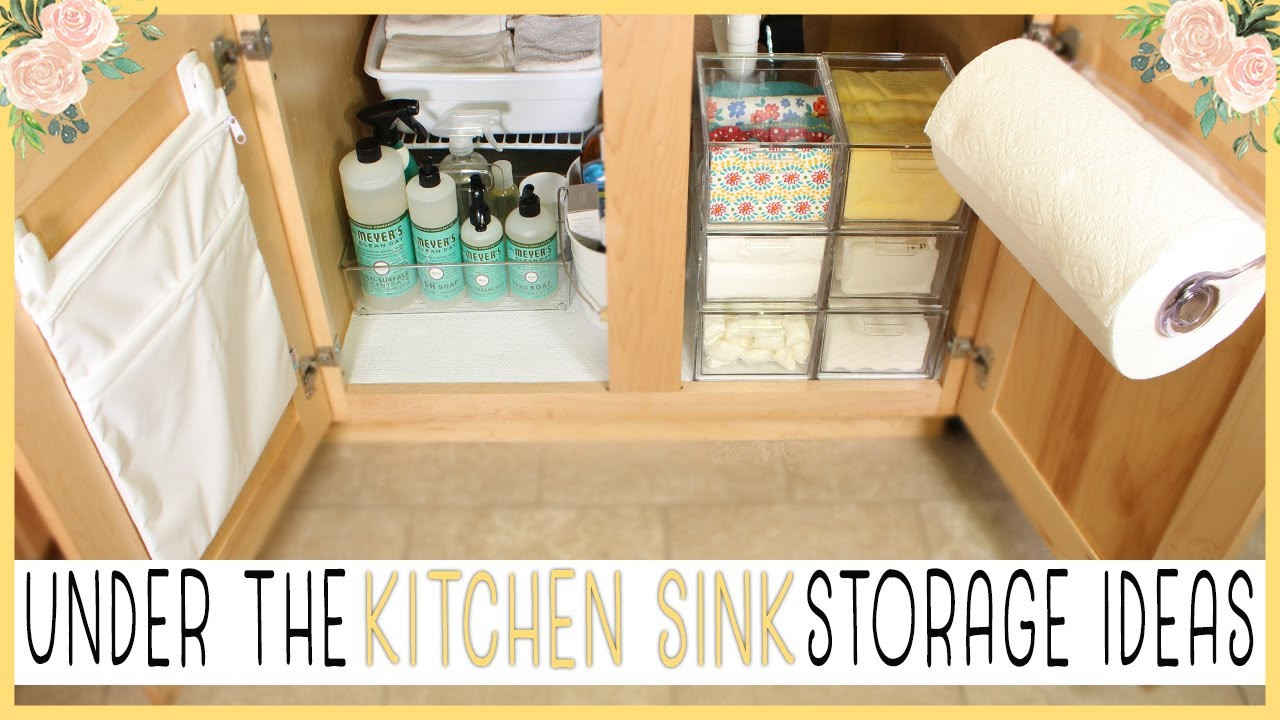 Kitchen Sink Storage
 UNDER THE KITCHEN SINK STORAGE IDEAS Shirlee Alicia