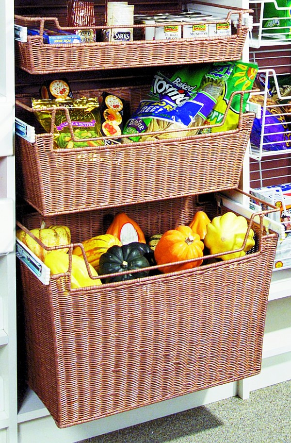 Kitchen Storage Basket
 Wicker Baskets Chic Storage Solutions For Home