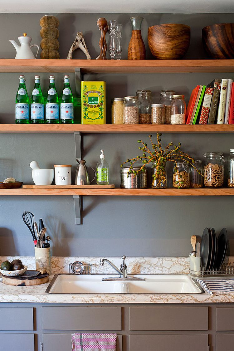 Kitchen Storage Shelf
 50 Fabulous Shabby Chic Kitchens That Bowl You Over