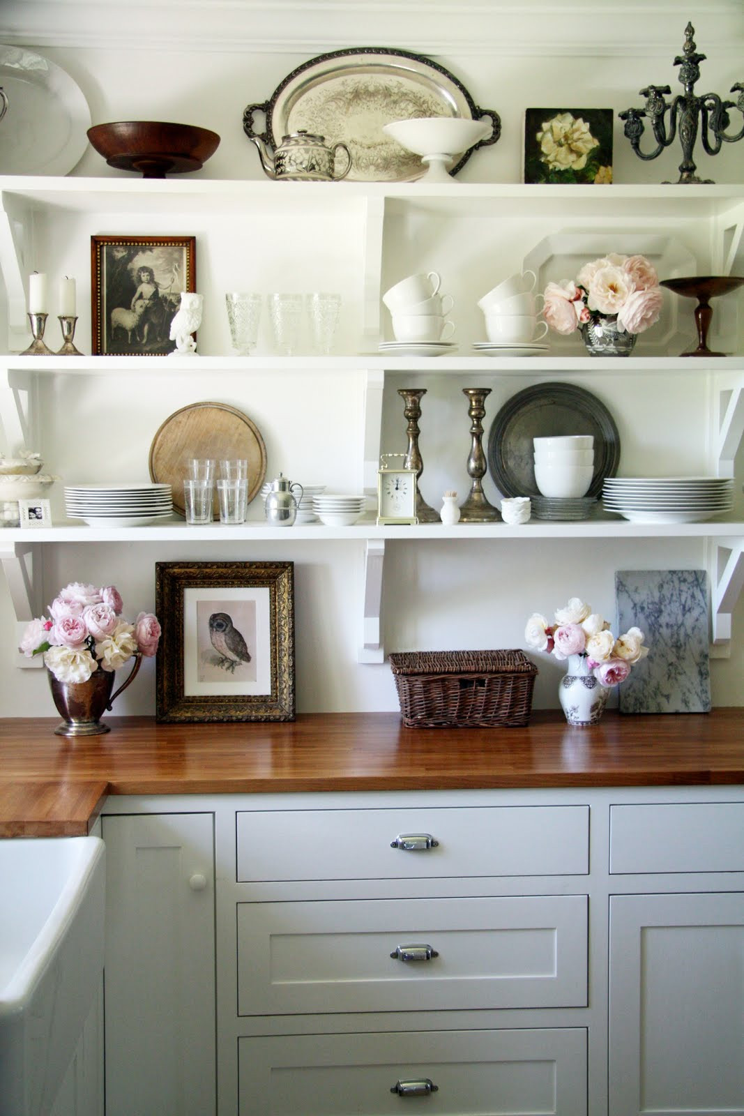 Kitchen Storage Shelf
 Gorgeous Open Shelving in the Kitchen