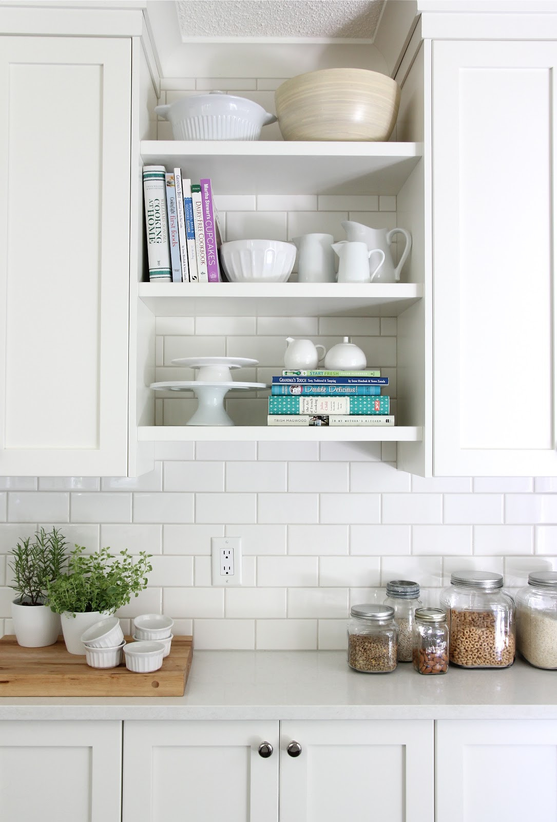 Kitchen Storage Shelf
 Our House Kitchen Reveal