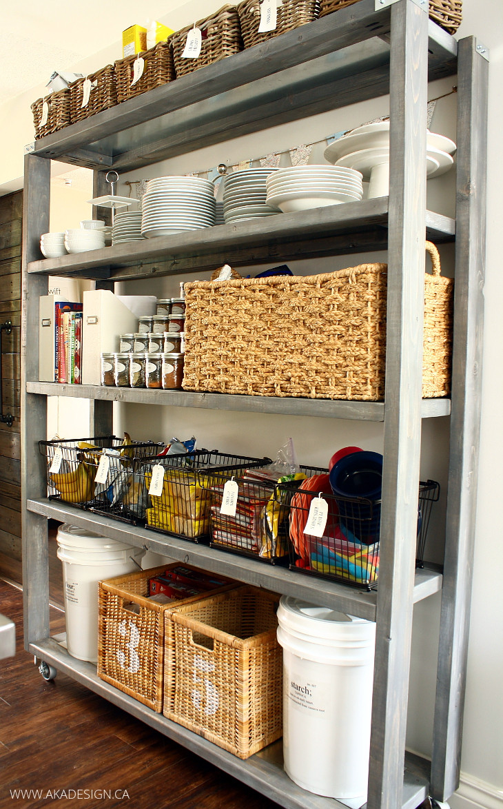 Kitchen Storage Shelf
 Rolling Kitchen Pantry Shelves