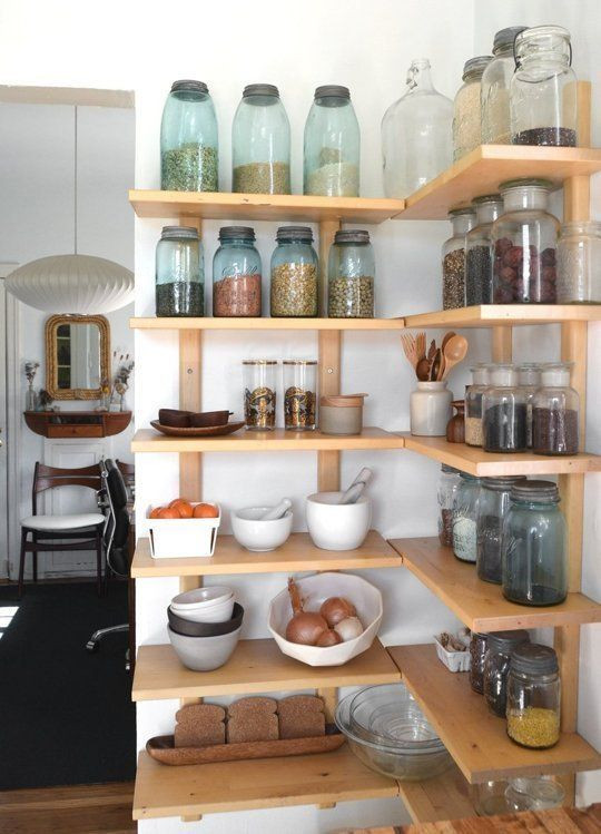 Kitchen Storage Shelf
 20 Practical Kitchen Corner Storage Ideas Shelterness