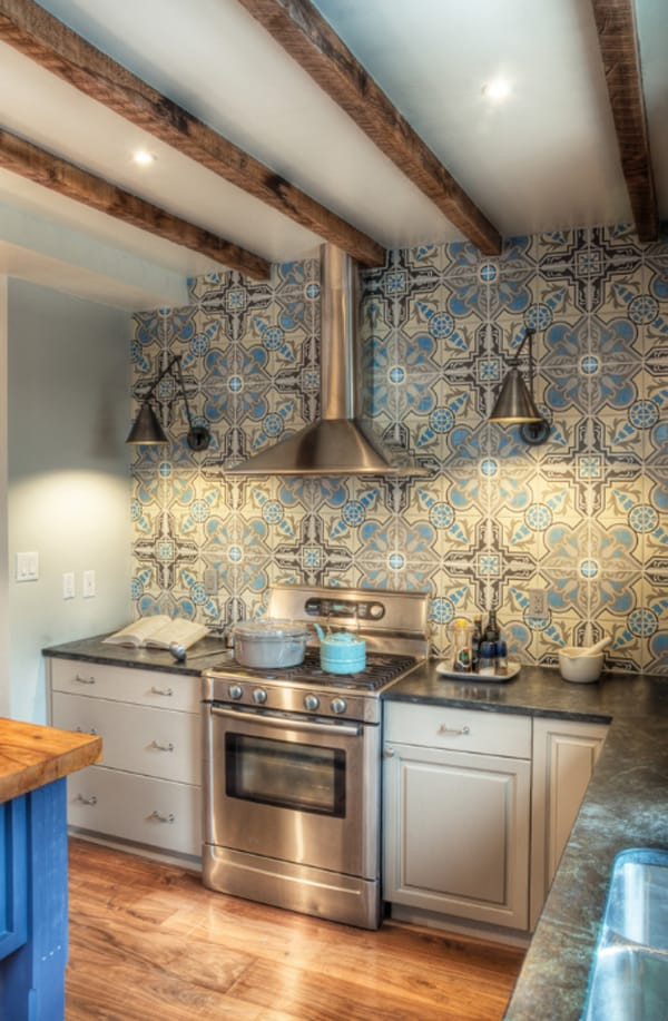 Kitchen Tile Backsplashes Images
 Create a decorative kitchen backsplash with cement tiles