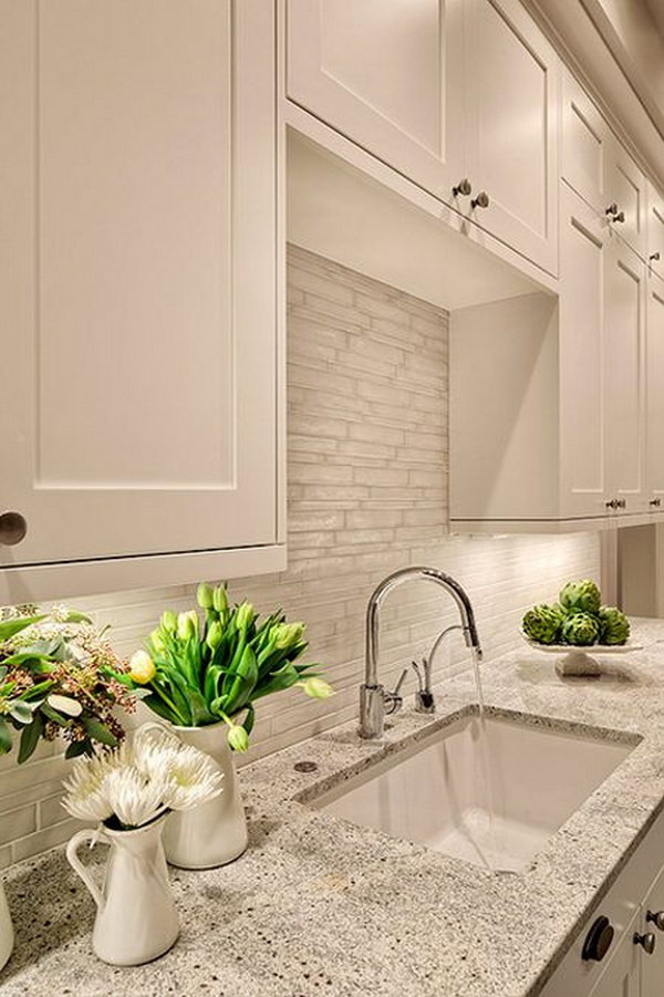 Kitchen White Backsplash
 30 Awesome Kitchen Backsplash Ideas for Your Home 2017