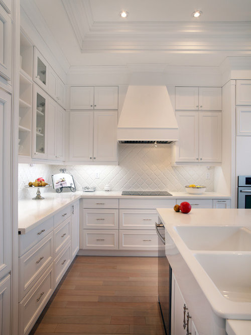 Kitchen White Backsplash
 White Kitchen Backsplash