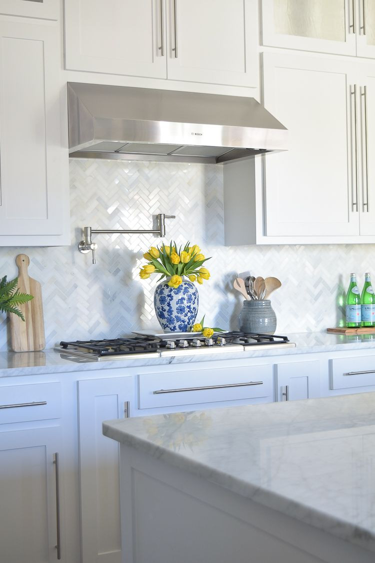 Kitchen White Backsplash
 A Kitchen Backsplash Transformation A Design Decision