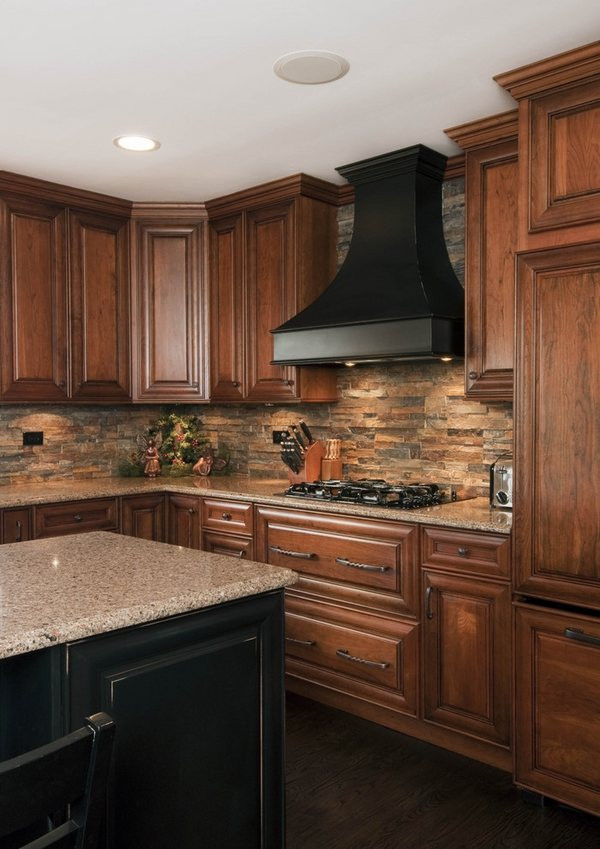 Kitchen With Stone Backsplash
 Stone backsplash ideas – make a statement in your kitchen