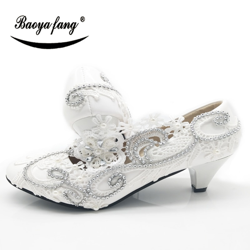 Lace Up Wedding Shoes
 New White Lace up Womens wedding shoes FASHION La s