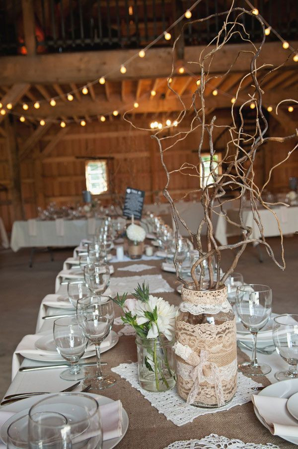 Lace Wedding Decorations
 17 Best images about BURLAP & LACE WEDDING DECOR IDEAS on