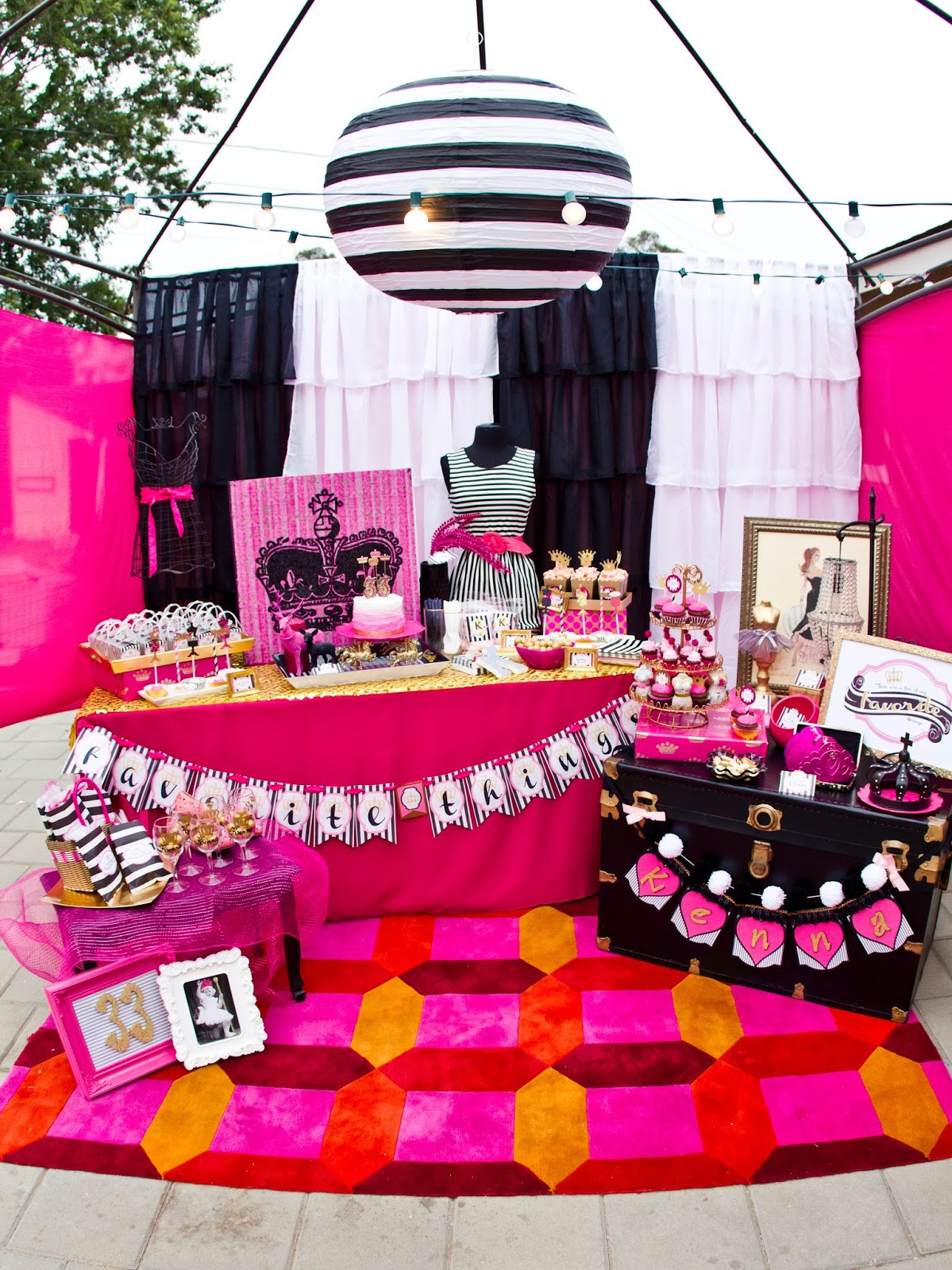 Ladies Birthday Party Ideas
 Miss Party Mom Kenna s "Favorite Things" 33rd Birthday Party