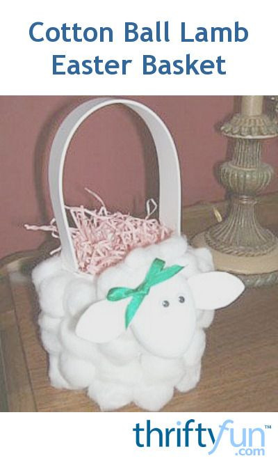 Lamb Easter Basket
 17 Best images about Easter Crafts on Pinterest