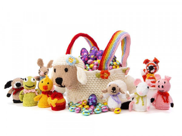 Lamb Easter Basket
 A Lamb Easter Basket and Critters to Knit – Knitting