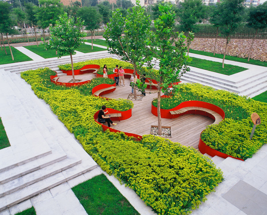 Landscape Architecture Design
 Tianjin Qiaoyuan Park by Turenscape Landscape Architecture