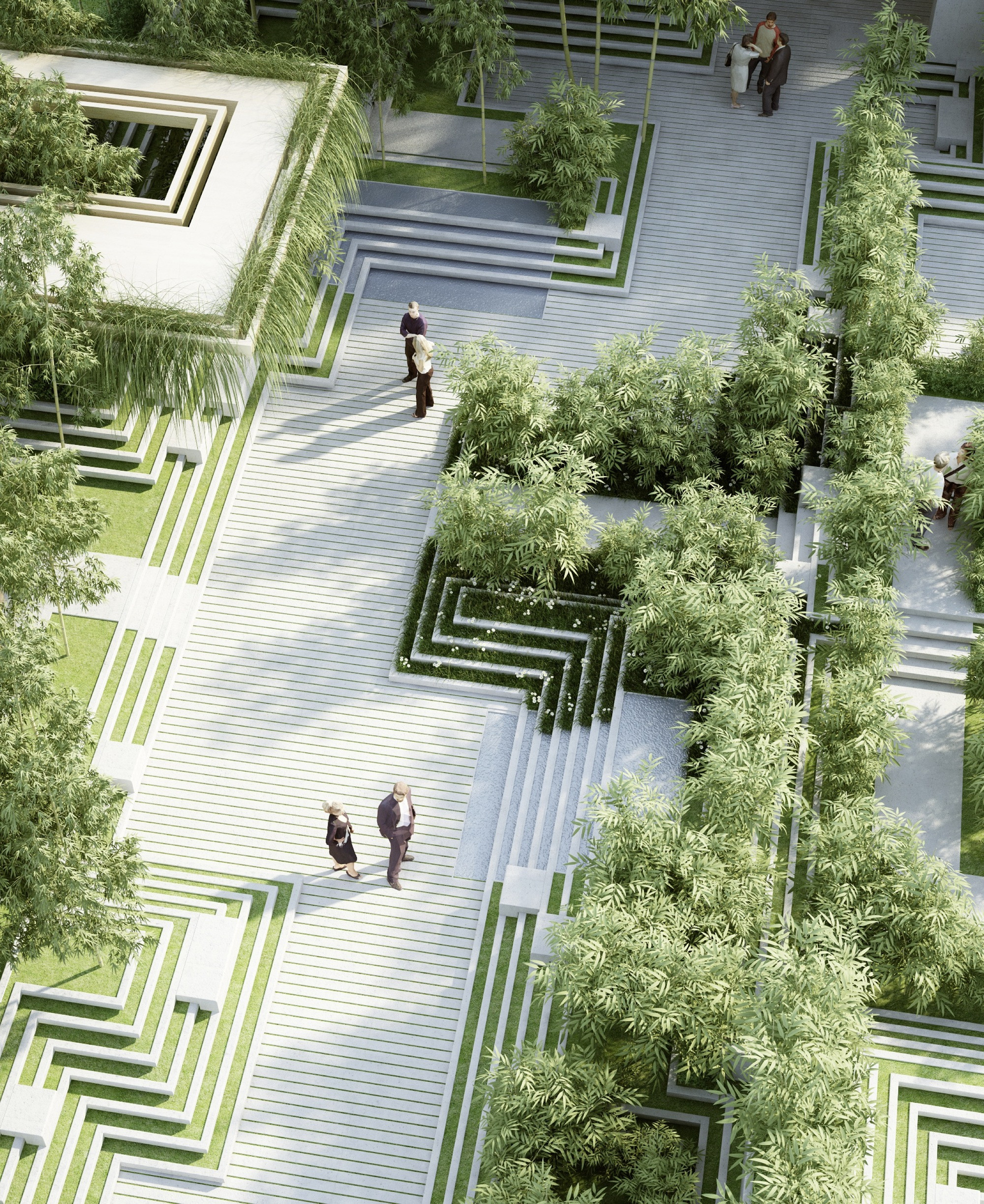 Landscape Architecture Design
 A New Landscape by Penda Is Inspired by Indian Stepwells