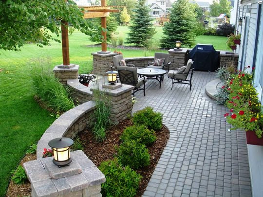 Landscape Around A Patio
 Add a Finished Look to Your Landscape with Concrete Yes