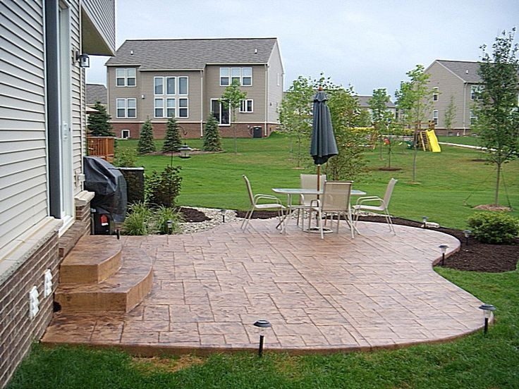 Landscape Around Concrete Patio
 Concrete Patio Slab How To Landscaping