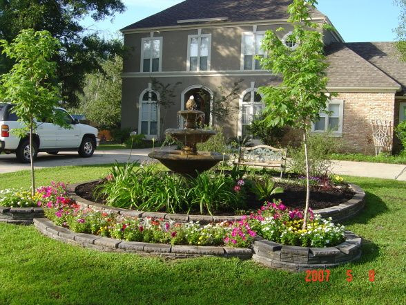 Landscape Fountain Front Yards
 Pin on Home
