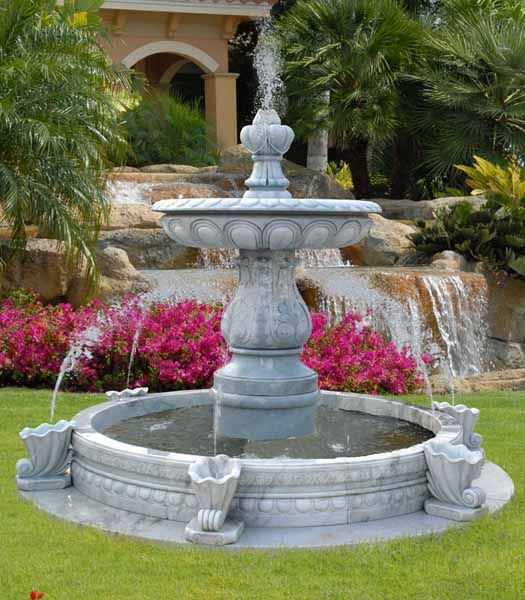 Landscape Fountain Front Yards
 Water Fountains Front Yard and Backyard Designs