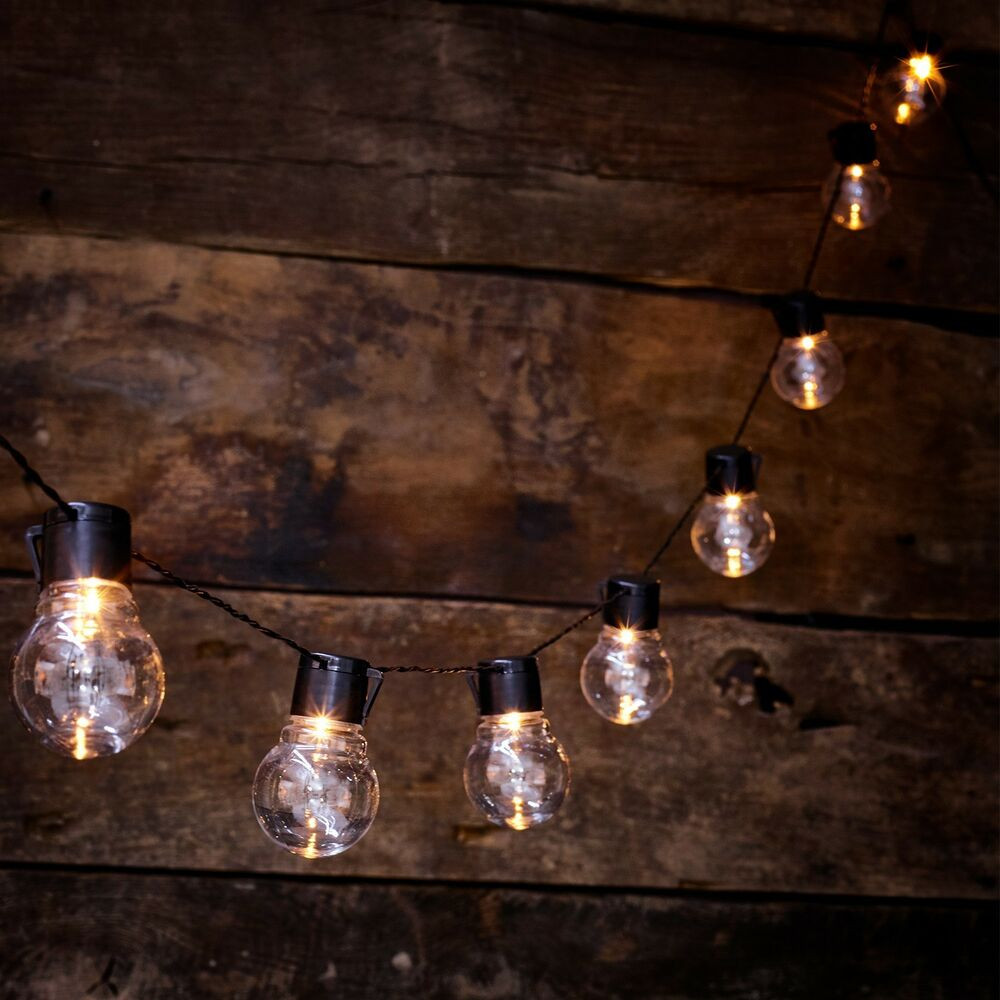 Landscape Light Bulbs
 NEW Solar Powered Retro Bulb String Lights For Garden