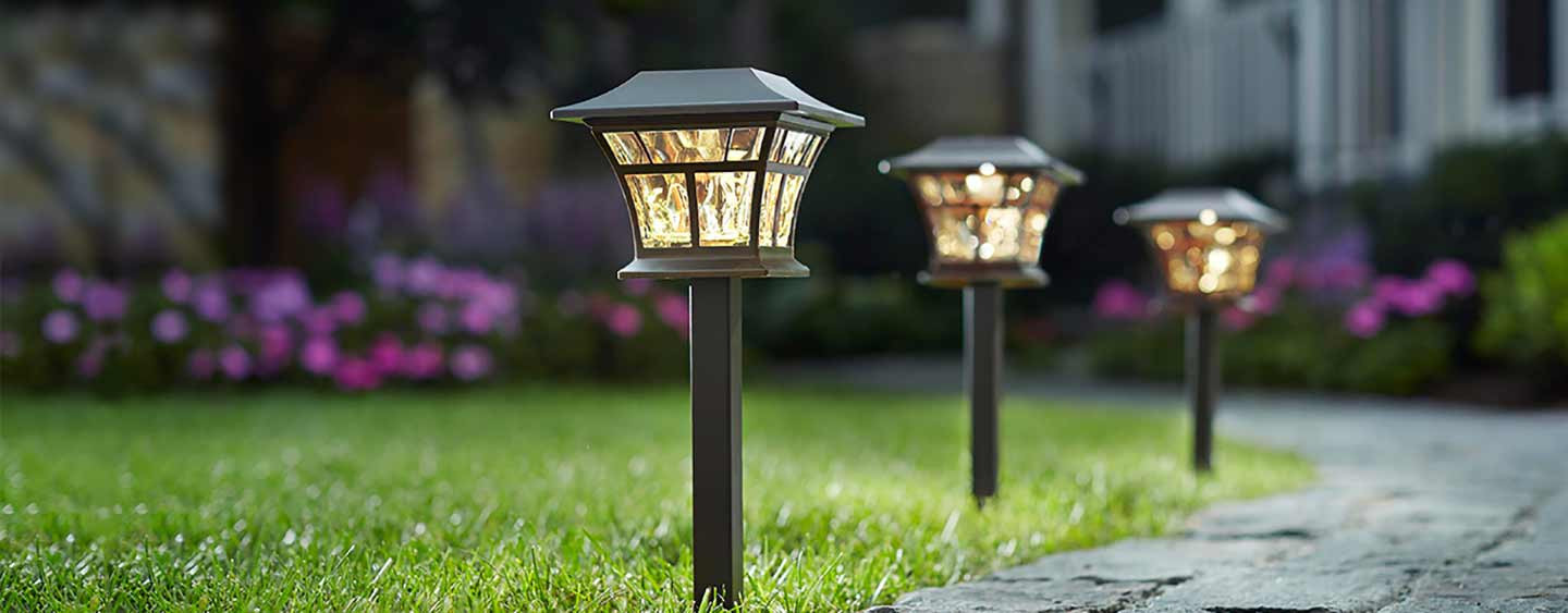 Landscape Lighting Home Depot
 Lighting Stunning Outdoor Lighting Feature By Using Solar