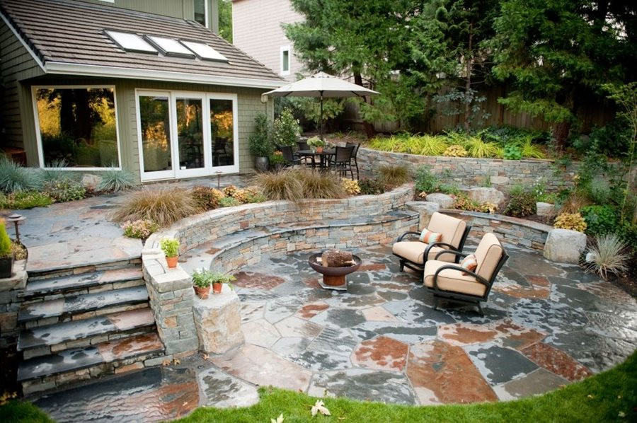 Landscape Patio Stone
 Flagstone Patio Benefits Cost & Ideas Landscaping Network