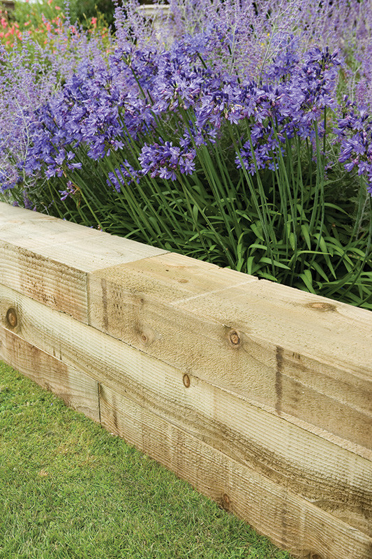 Landscape Timber Edging
 Impressive Landscape Timber Edging 3 Landscape Timbers As