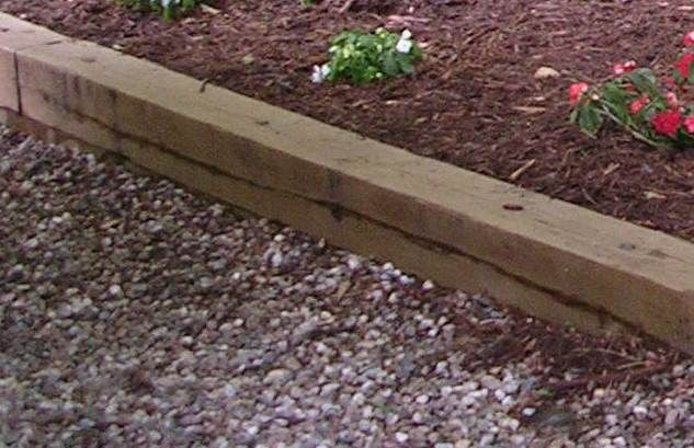 Landscape Timber Edging Ideas
 gravel walkway suggestion timber edging