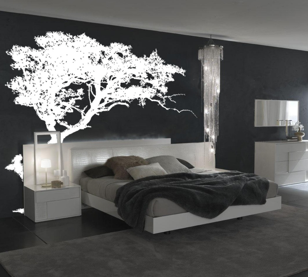 Large Bedroom Wall Art
 Wall Tree Decal Forest Decor Vinyl Sticker Highly