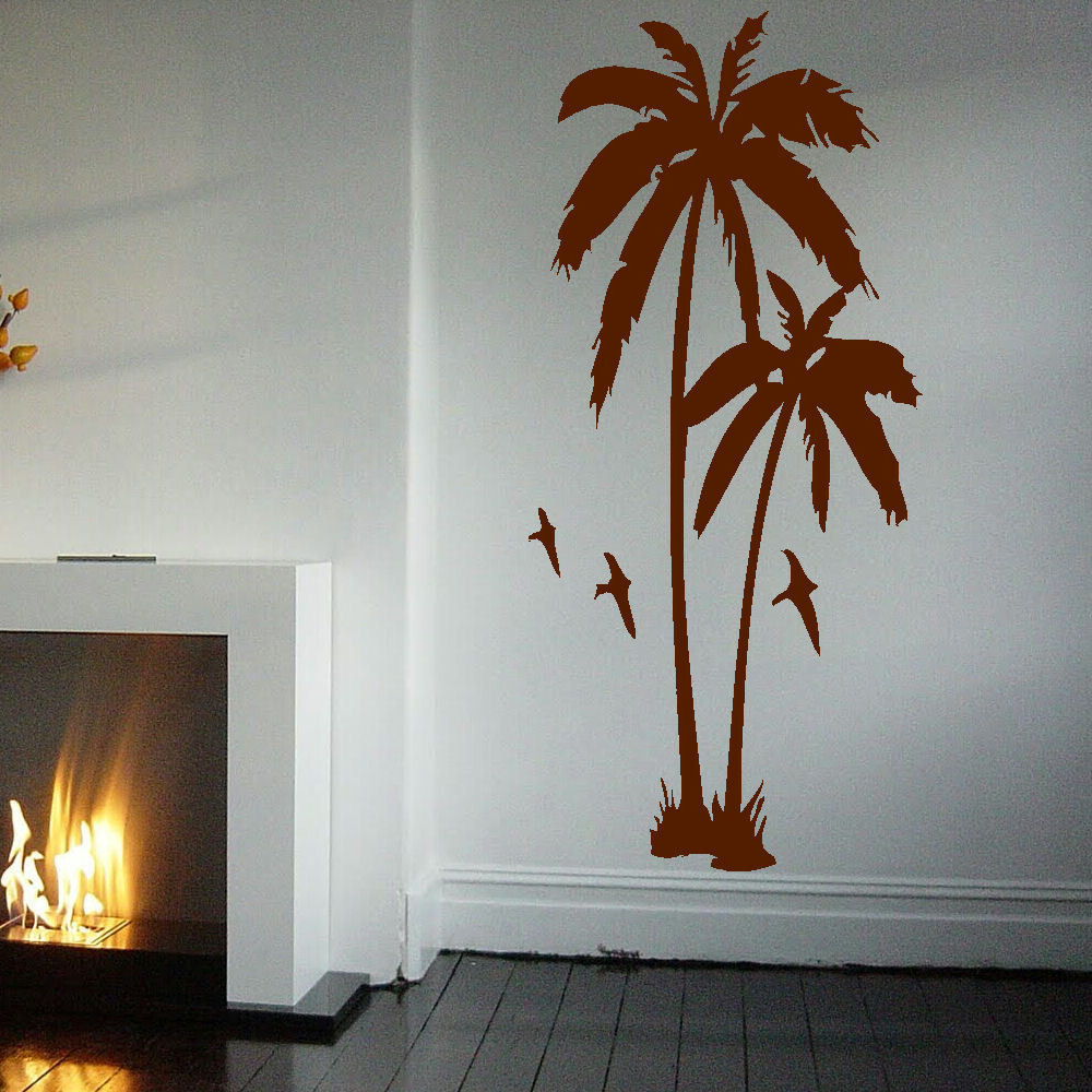 Large Bedroom Wall Art
 LARGE PALM TREE HALL BEDROOM WALL ART MURAL GIANT GRAPHIC