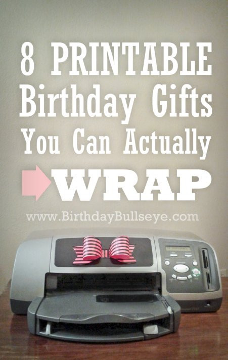 Last Minute Birthday Gift Ideas For Girlfriend
 8 Printable Birthday Gifts You Can Actually Wrap