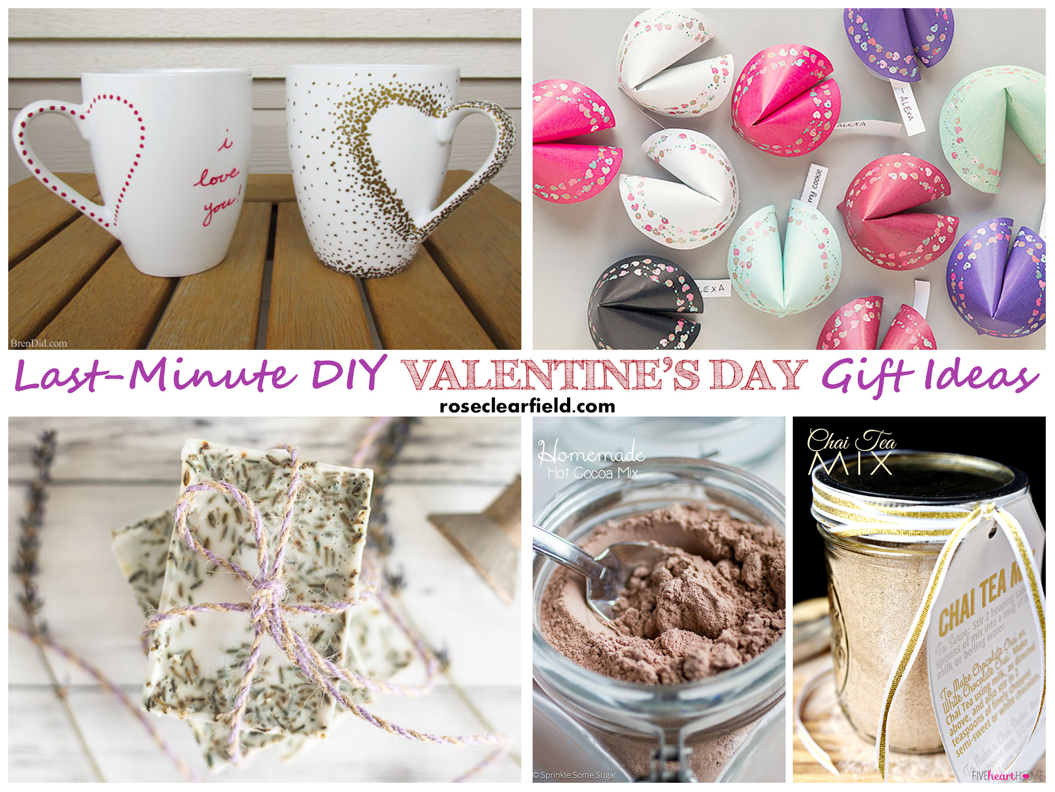 Last Minute Valentines Day Ideas
 Last Minute DIY Valentine s Day Gift Ideas • Rose Clearfield